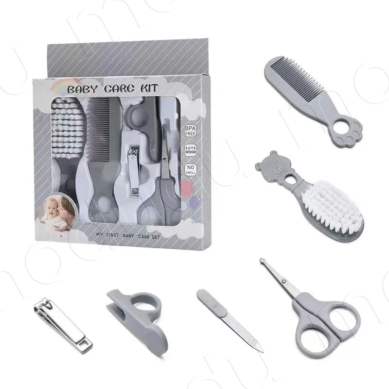 6-Piece Baby Grooming Kit Set, Complete Safe Nail & Hair Care Kit for Newborns and Toddlers