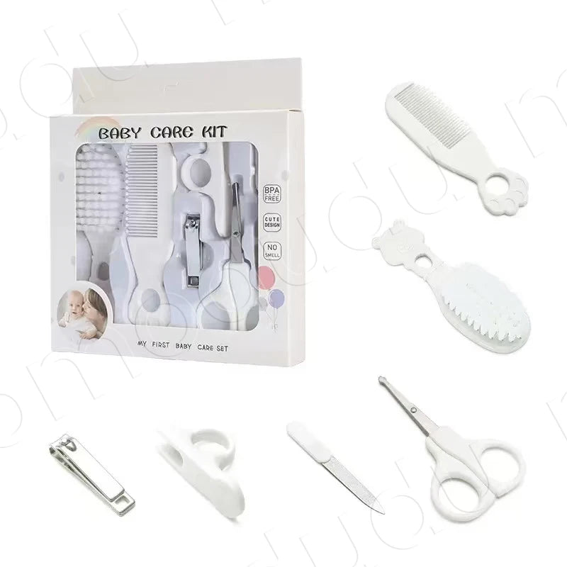 6-Piece Baby Grooming Kit Set, Complete Safe Nail & Hair Care Kit for Newborns and Toddlers