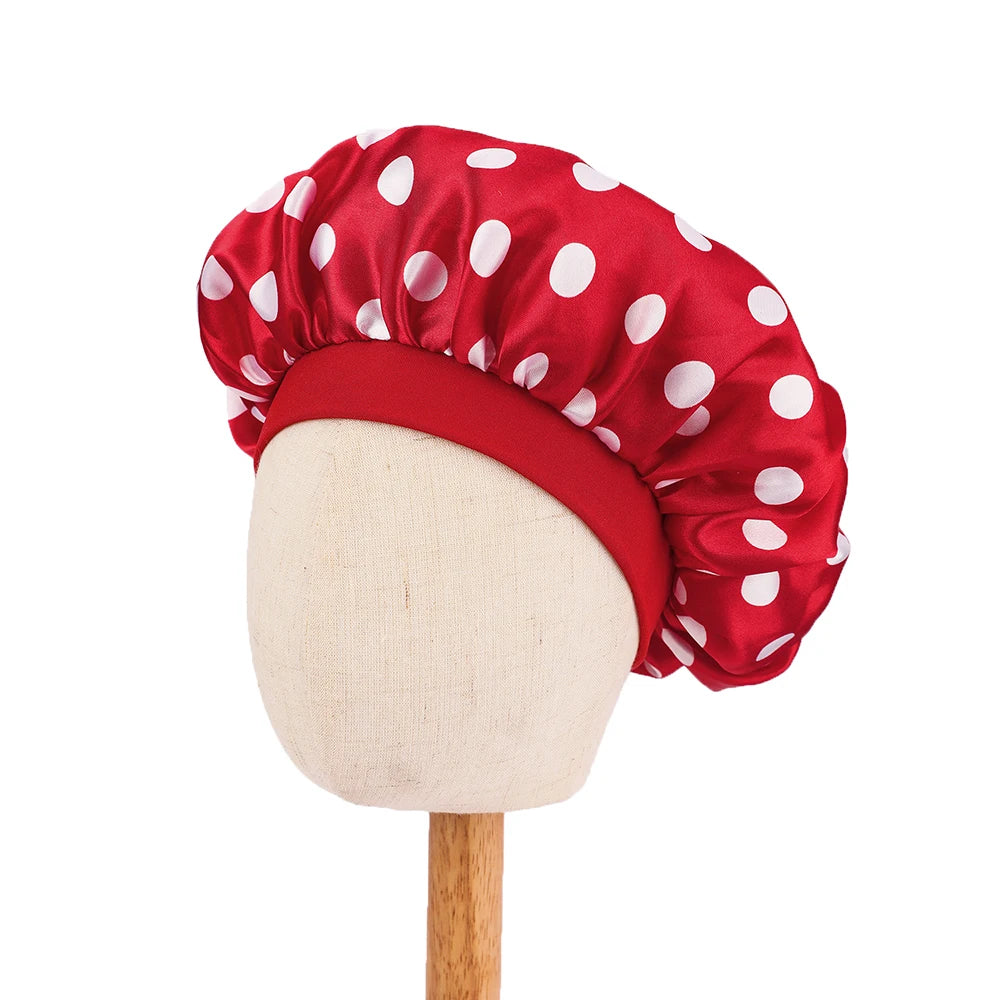 Soft Satin Kids Sleep Cap – Hair Protection & Anti-Tangle