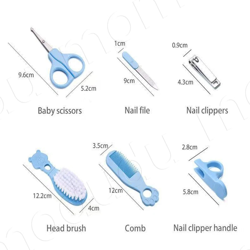 6-Piece Baby Grooming Kit Set, Complete Safe Nail & Hair Care Kit for Newborns and Toddlers