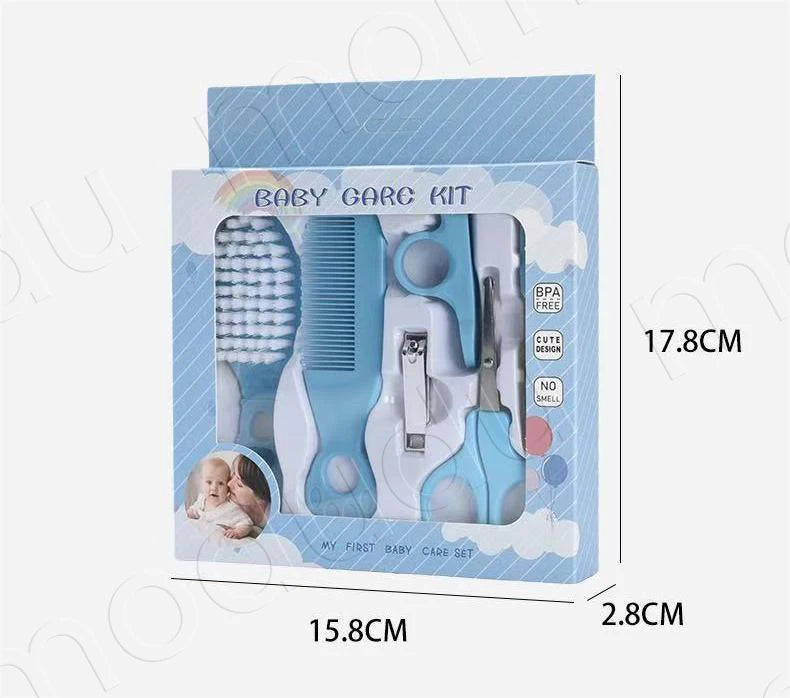 6-Piece Baby Grooming Kit Set, Complete Safe Nail & Hair Care Kit for Newborns and Toddlers