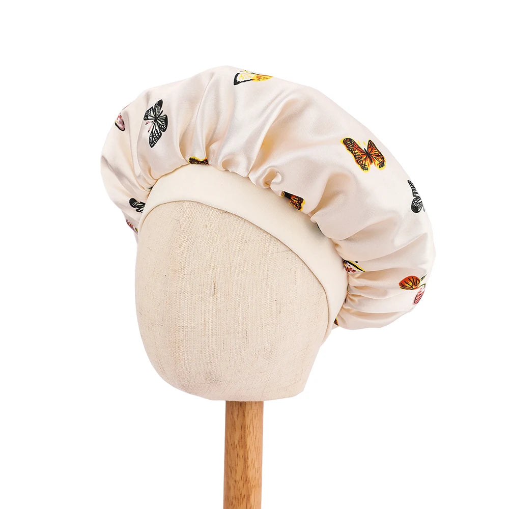 Soft Satin Kids Sleep Cap – Hair Protection & Anti-Tangle