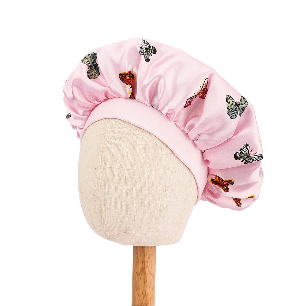 Soft Satin Kids Sleep Cap – Hair Protection & Anti-Tangle