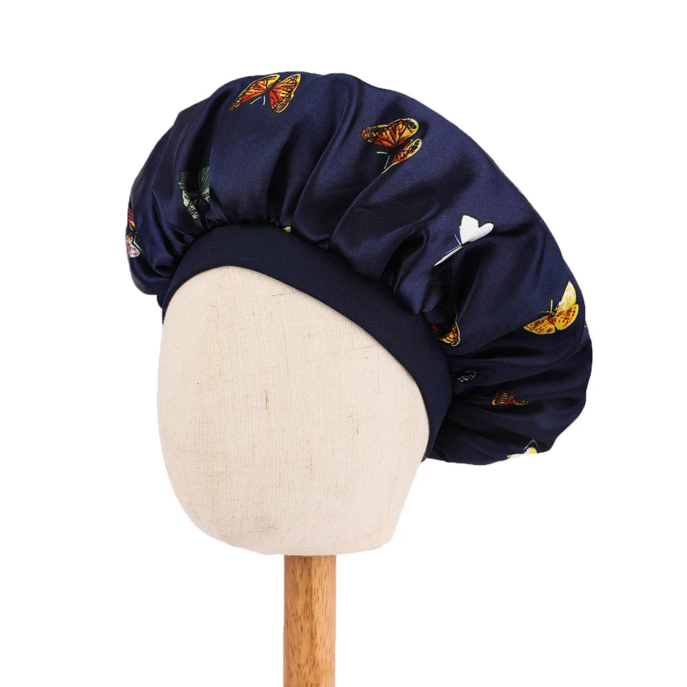 Soft Satin Kids Sleep Cap – Hair Protection & Anti-Tangle