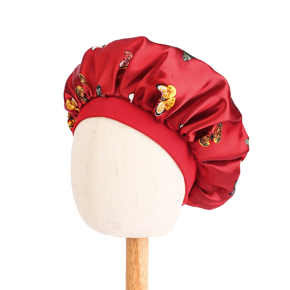 Soft Satin Kids Sleep Cap – Hair Protection & Anti-Tangle